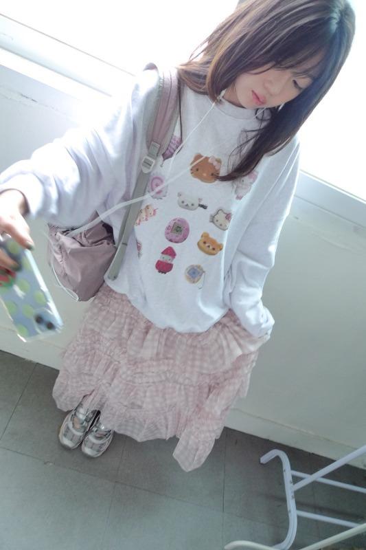 히피디피 sugar check skirt (2color) 지연