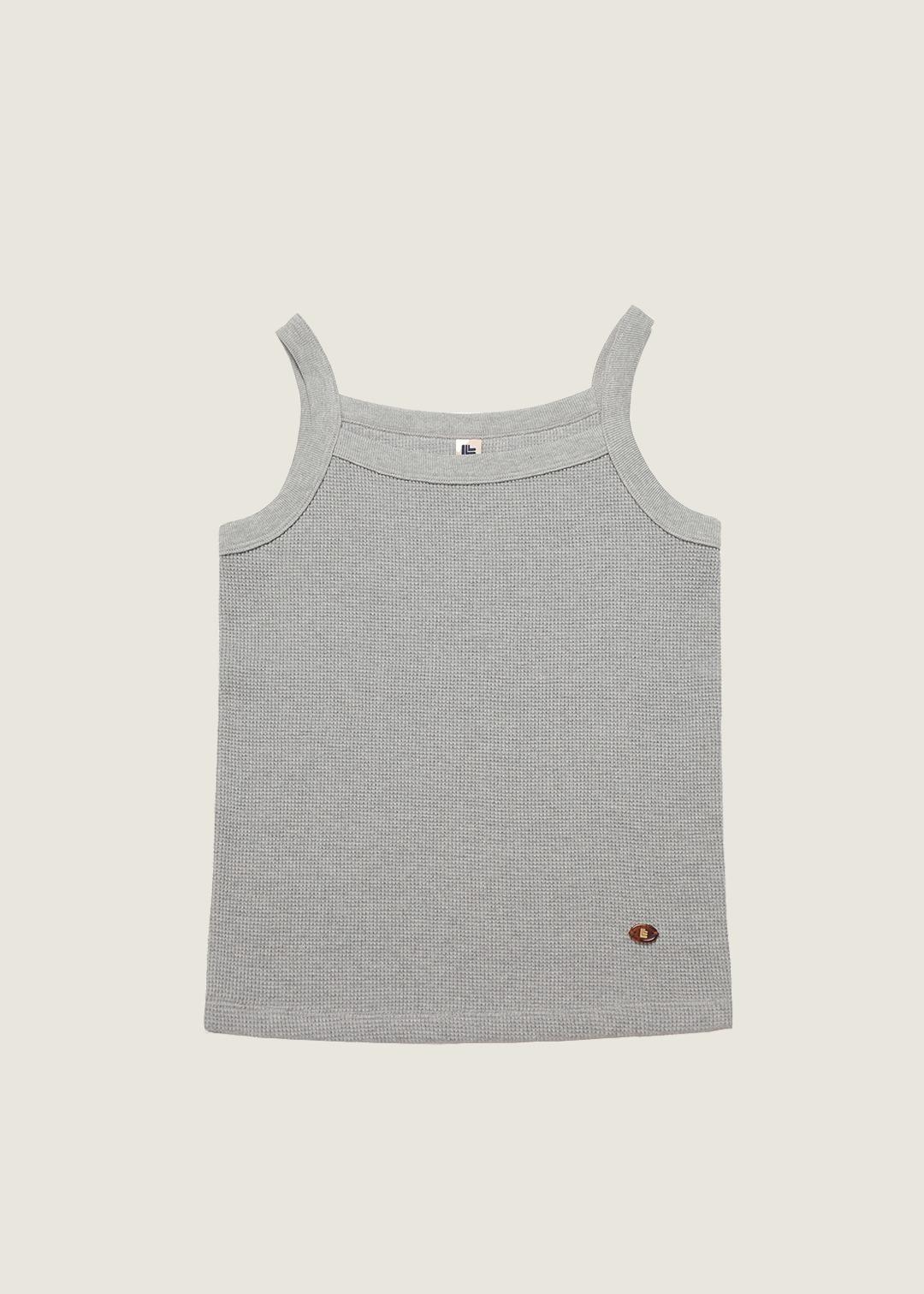 [2차 리오더]SQUARE NECK WAFFLE-JERSEY TANK TOP