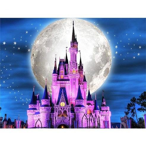 하루클래스 LED 캔버스형 보석십자수, H01. 퍼플문 캐..., 1개 - DIY만들기 | 쿠팡