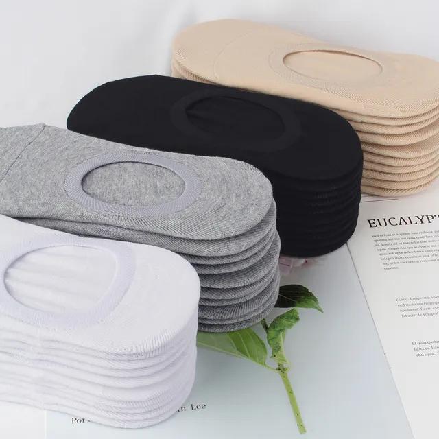 [당일출고 5개입 10개입 국산 실리콘] 중목 페이크삭스 덧신 여성 2중 실리콘 안벗겨지는 200수 학생 무지 교복 양말 캔디플래닛