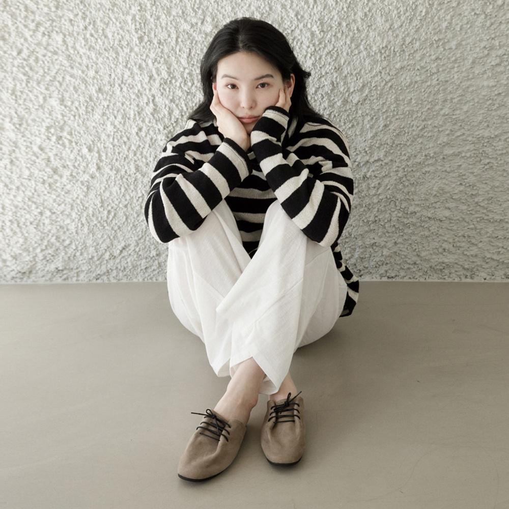 로브 스웨이드 뮬 LOV SUEDE MULES_MUD