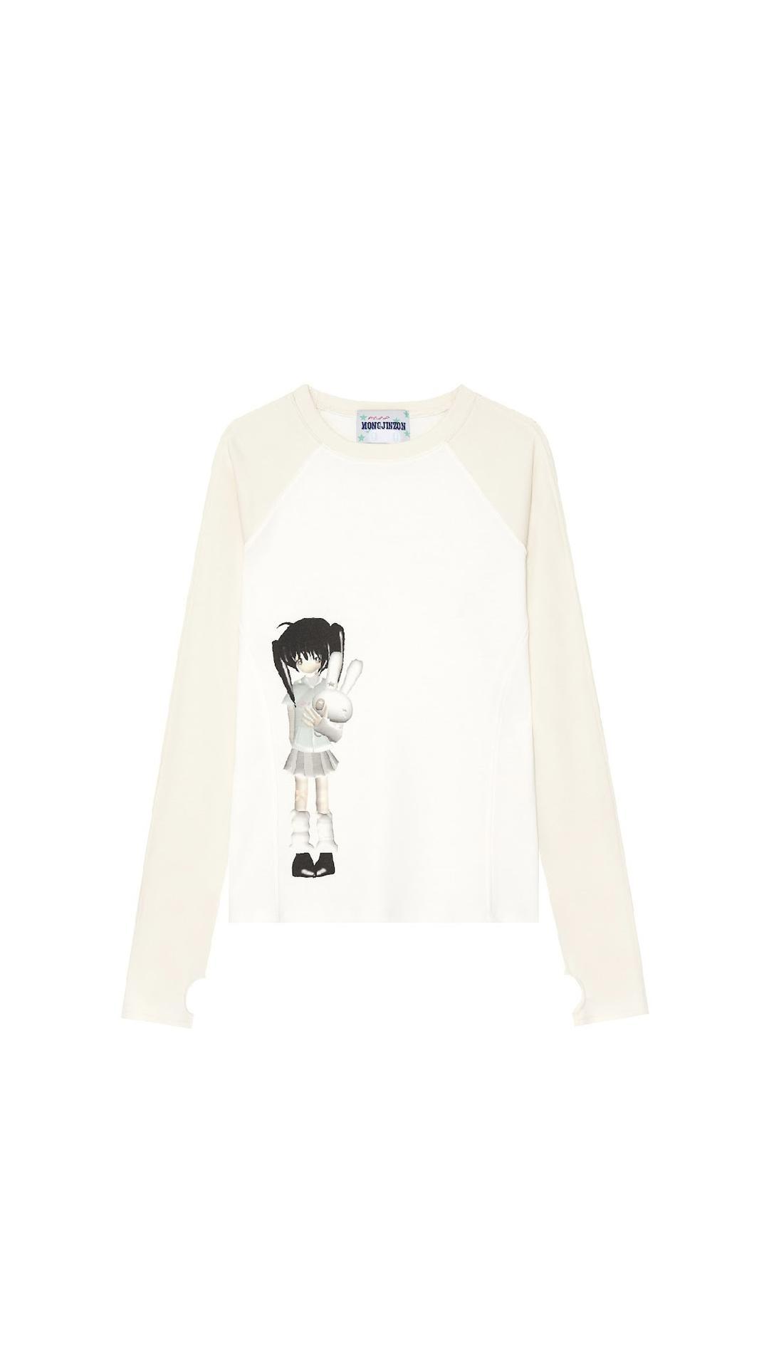 [mongjinzon] ALONE GIRL LONG-SLEEVE TOP 1