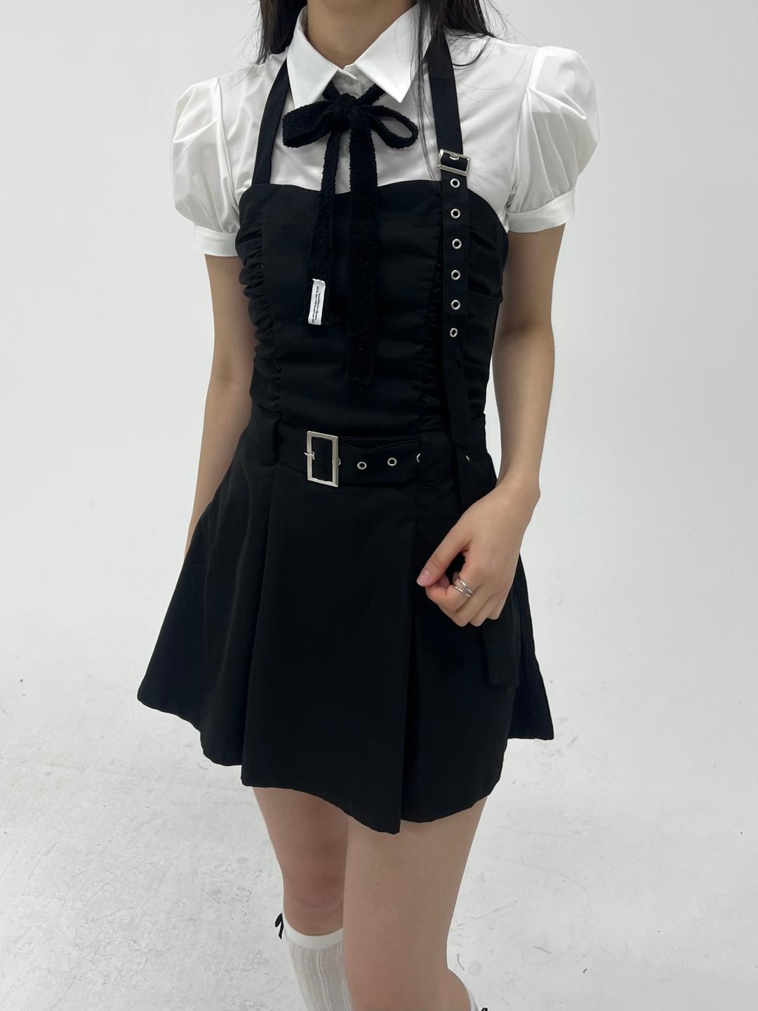 006. HOLTER STRAP BELT DRESS