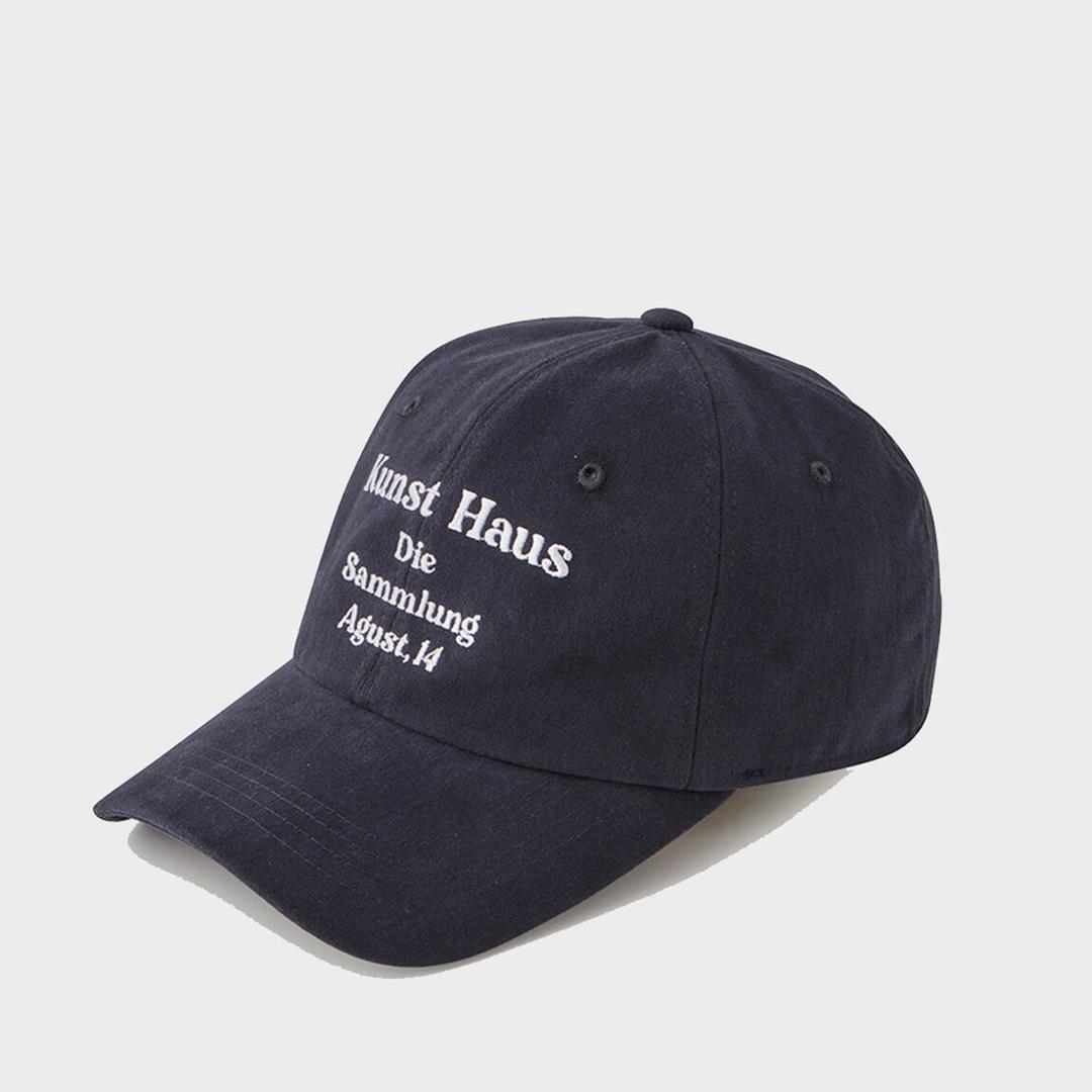 Pigment Washed Cotton Ball Cap / Kunst Navy