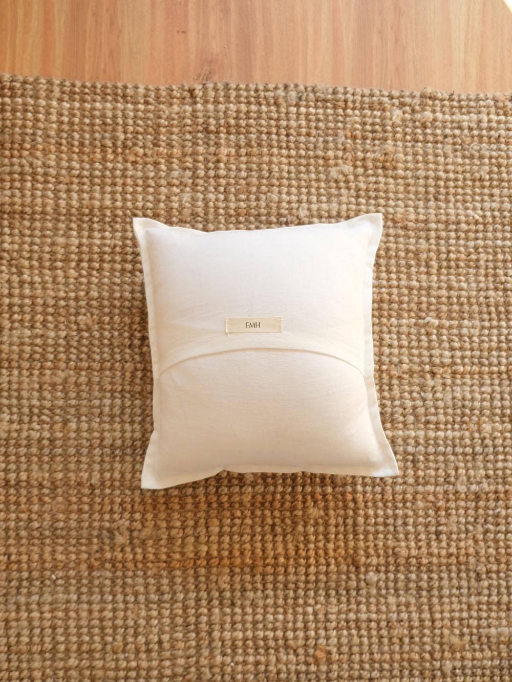 미니 쿠션 30x30 - 내추럴 화이트