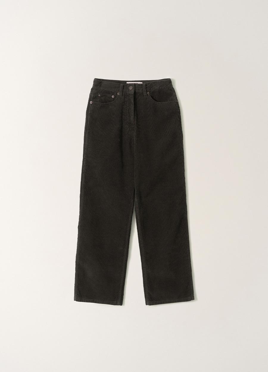 Cocoon corduroy pants (Dusty charcoal)
