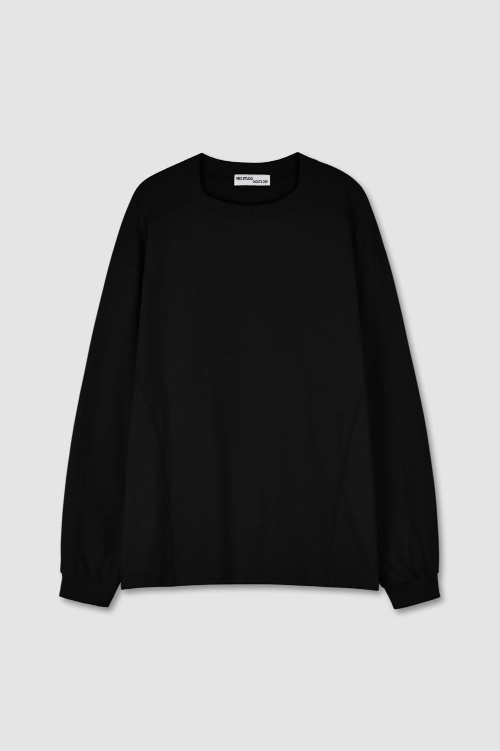 SQUARE LONG T - BLACK