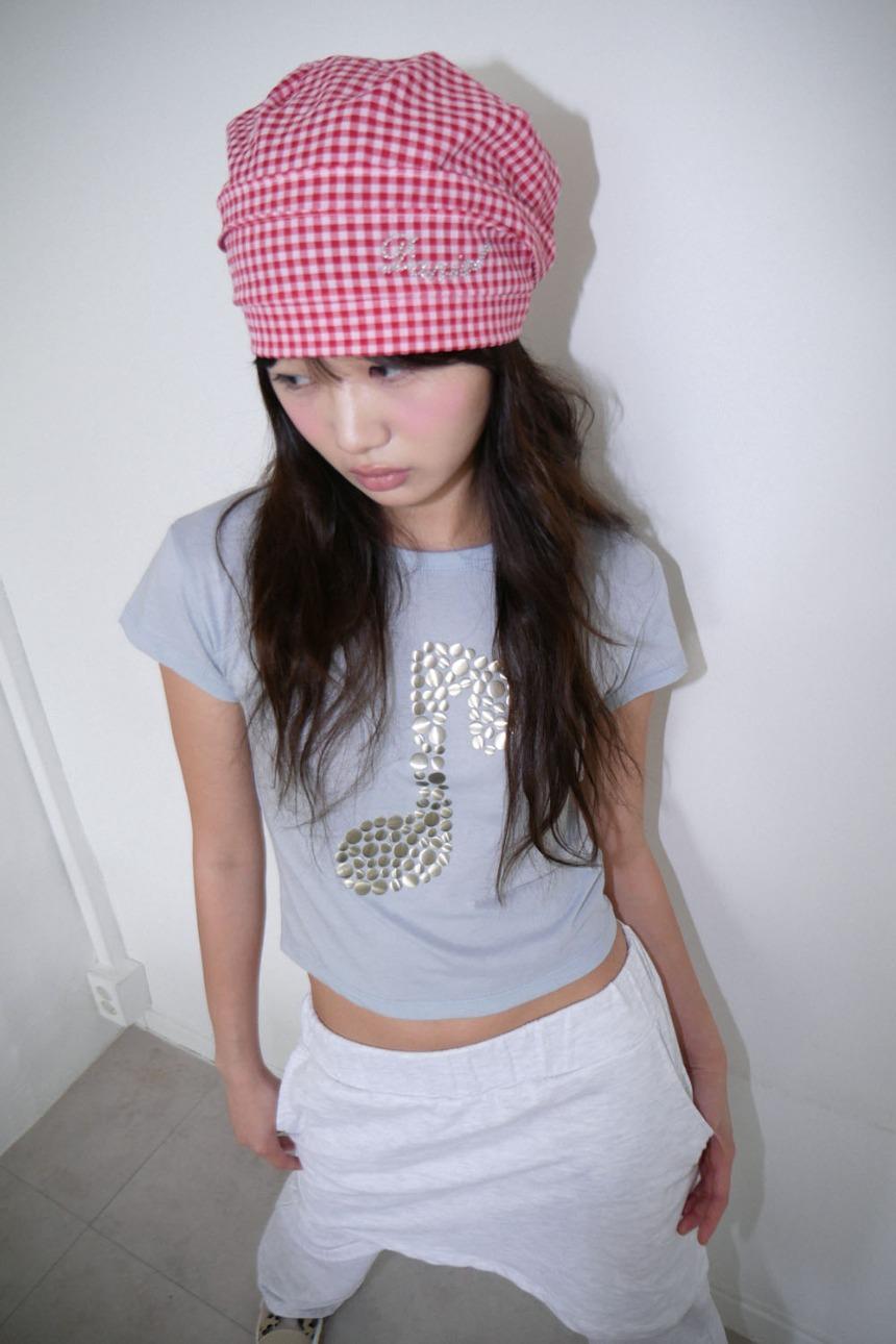 팁씨 note beads t-shirts (2color)