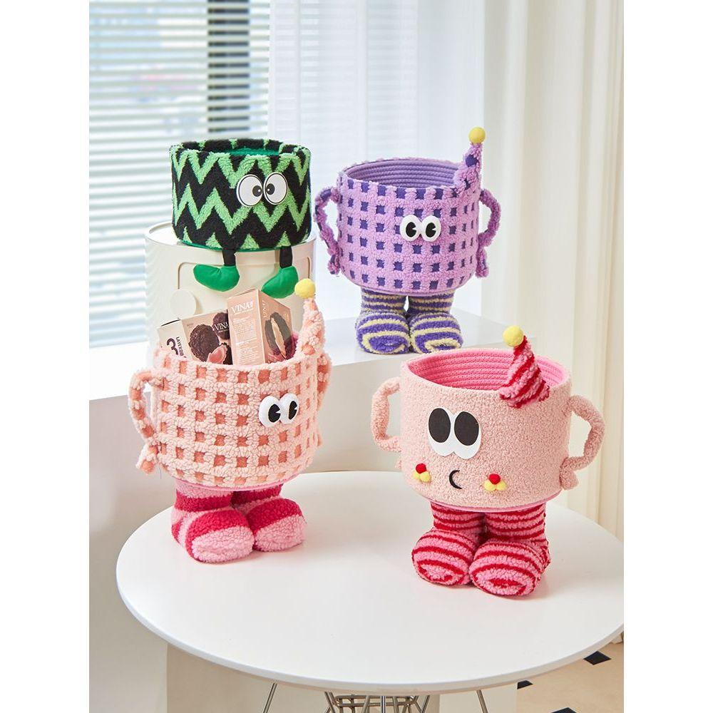 빅아이즈 패브릭 수납 정리함 바구니 바스켓