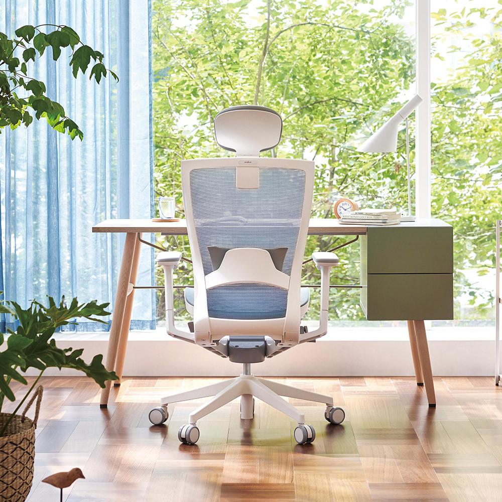 [시디즈]T50 air 시리즈 T500HLDA 에어-화이트쉘 메쉬의자 TN520HLDA