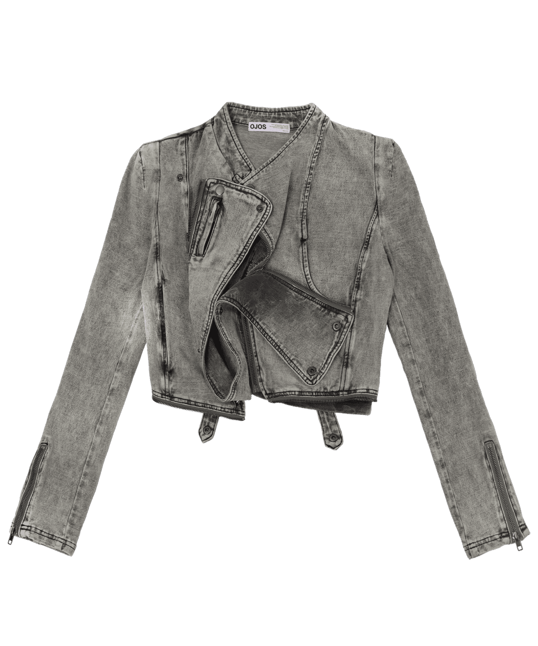 [3/20 예약배송] Span Denim Rider Jacket / Grey