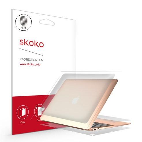 스코코 맥북에어 2020 13 무광 전신 외부보호필름 4종 세트 - 액정보호필름 | 쿠팡