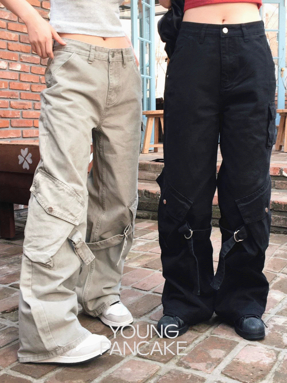 [남녀공용] Dry cotton cargo pants (2color) (S~XL)
