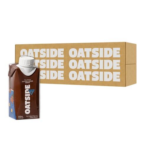 오트사이드 귀리음료 초콜릿맛, 200ml, 24개 - 딸기/초코/커피/바나나우유 | 쿠팡