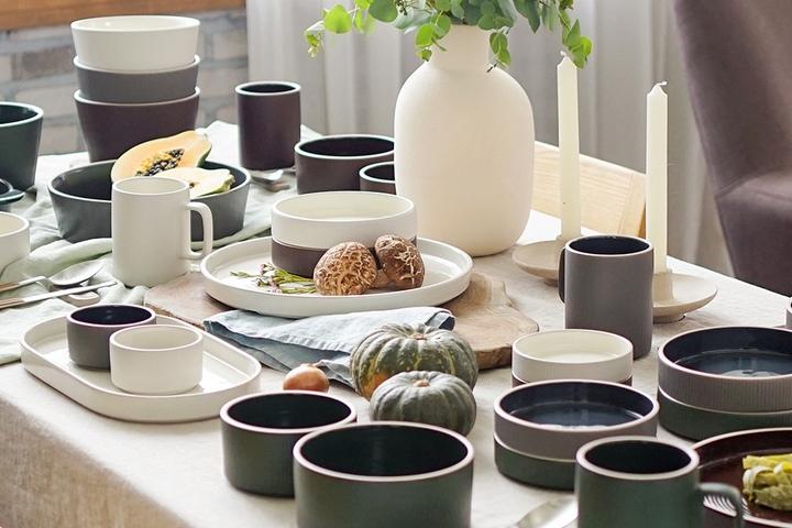 윤도자기 차곡 2/4/6인 홈세트/단품 테이블웨어 모음전