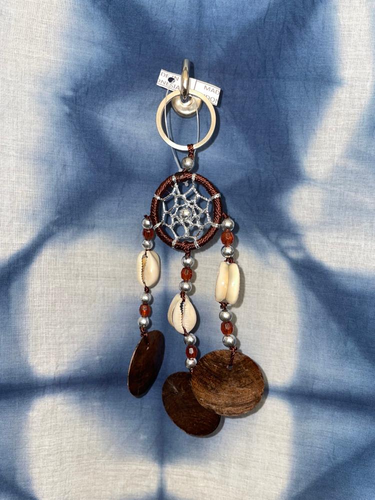 천연 자개 드림캐쳐 키링 미니 장식 (2colours)