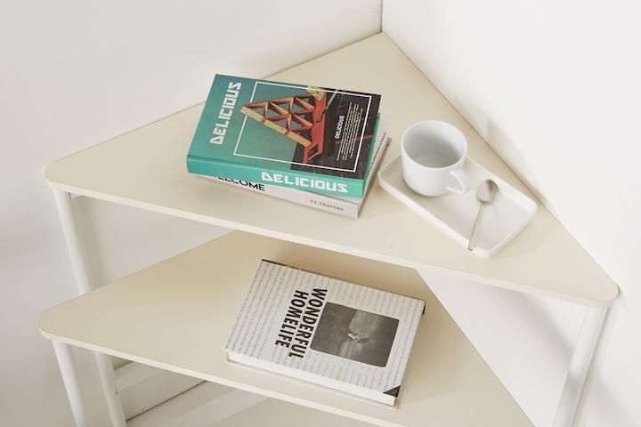 메이드 코너 테이블세트 코너형 선반