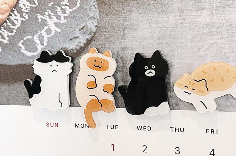 [버라이어티숨] 고양이 포즈 마그넷 (재입고)