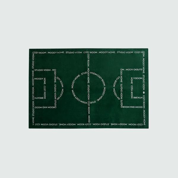 football 레터링 카페트 러그
