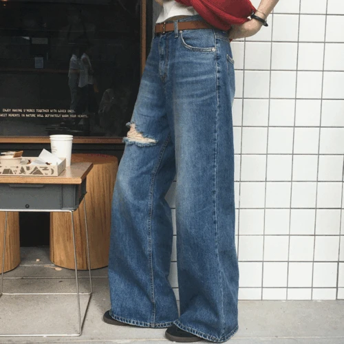 [모델전부소장&미친핏&코디만능] 루랑구제와이드PT