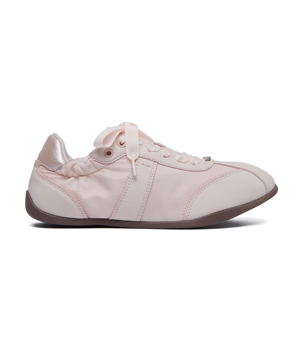 [아일릿 착용][NEW 5%] SCRUNCH FLAT SNEAKERS - PINK