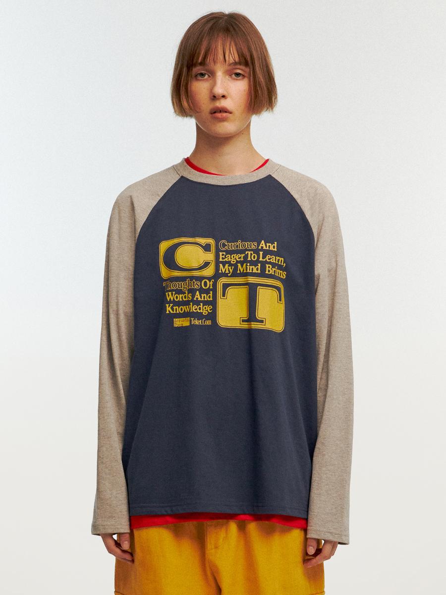 Meaning L/S Tee Navy