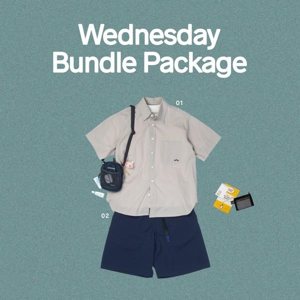 (Set) Logo Comfort Half Shirts & Utility Belted Shorts