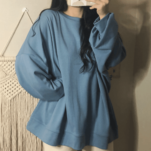 [빅사이즈,데일리] 마이 박시 맨투맨, 8color 왕박시핏으로 여리여리하게 :)