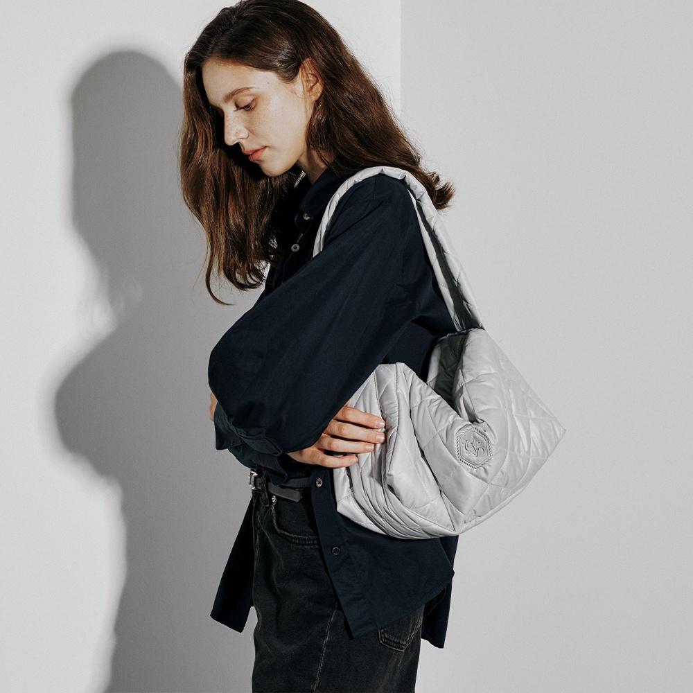 HAZIN PADDING BAG silvergrey 하진 패딩백 실버그레이