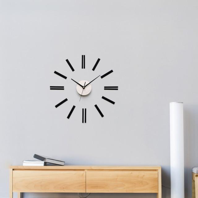 거실인테리어벽시계 DIY 붙이는시계 라인 : 아미공