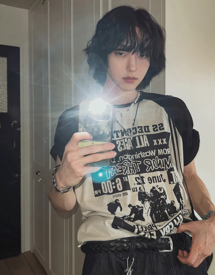 에이지 나그랑 오버핏 반팔티 (3 color)