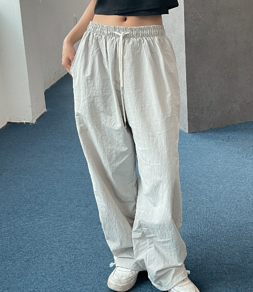 니어 나일론 밴딩 팬츠[2colors]