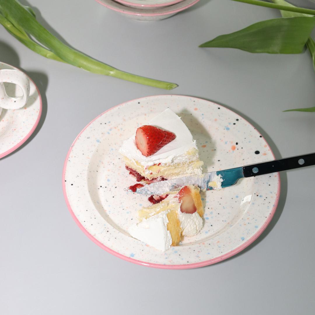 line plate(pink)