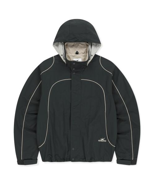 Crescent Windbreaker Charcoal