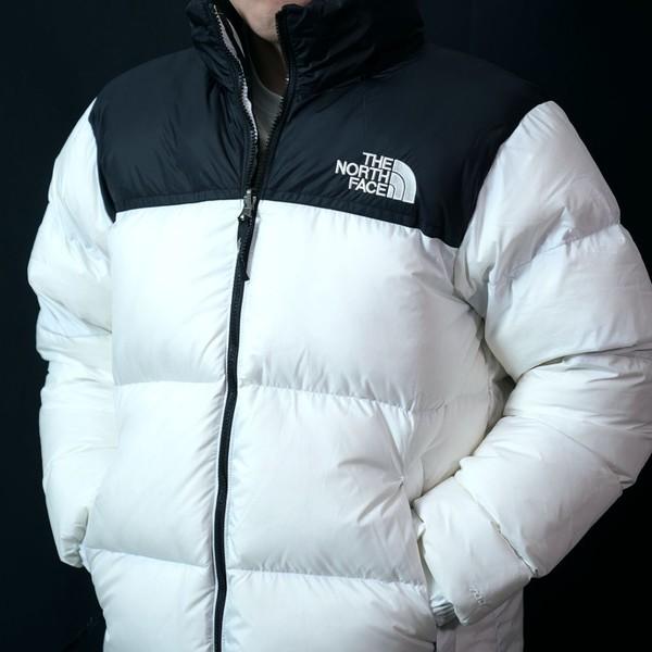 노스페이스 남녀공용 1996 에코 눕시 다운 패딩 화이트 NJ1DP55B