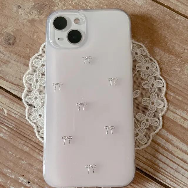 ribbon balletcore phonecase (전기종) 리본 발레코어 폰케이스