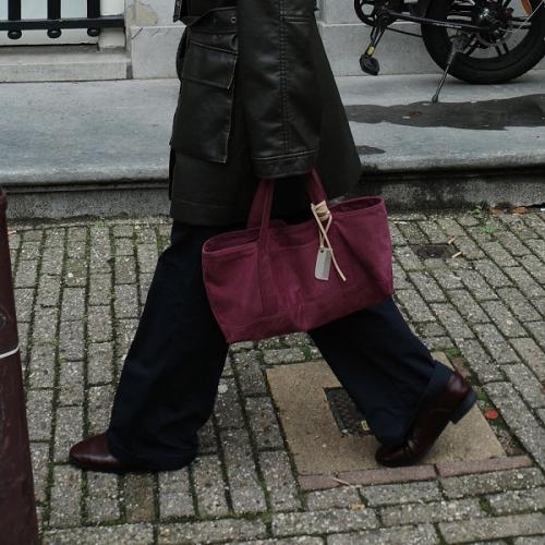 보트백 - 와인(스웨이드 ver.)