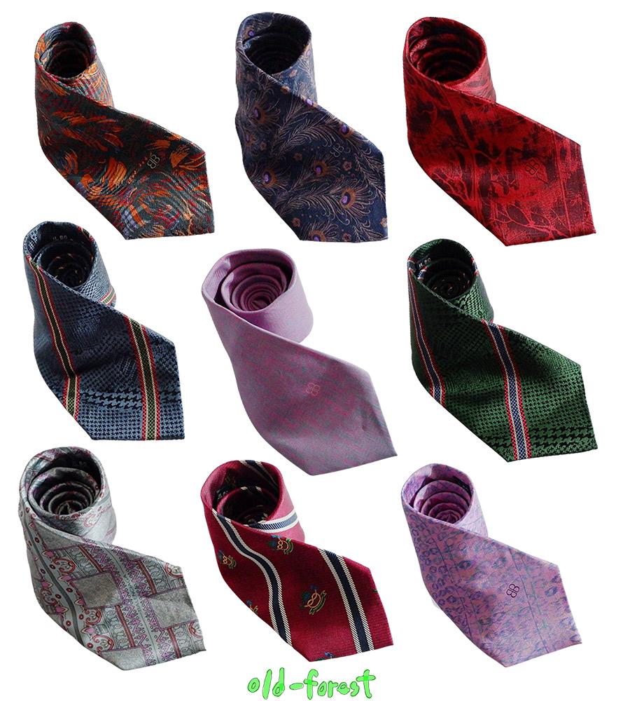 #2 vintage balenciaga silk necktie