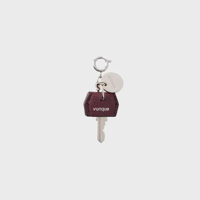 Leather Key Charm Piccolo (레더 키 참 피콜로) Wine