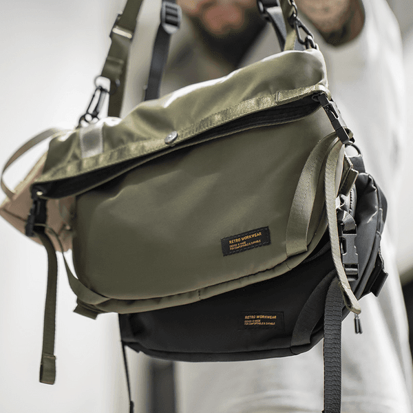 CYCLING BAG, CROSSBODY BAG, MESSENGER BAG WITH MULTI-FUNCTIONAL LARGE-CAPACITY