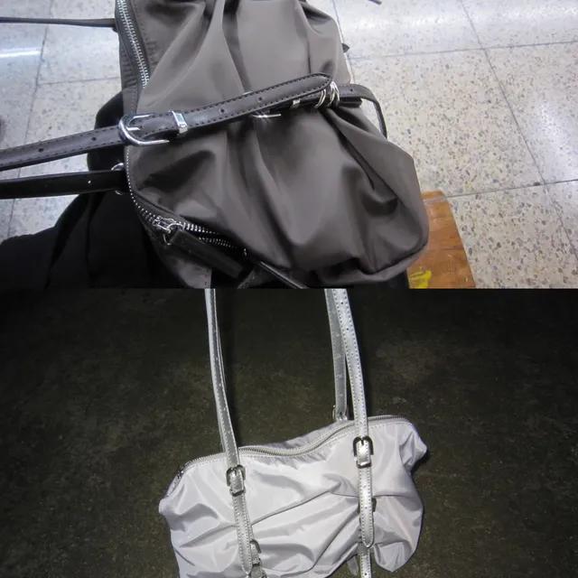 twill shoulder bag (2color)