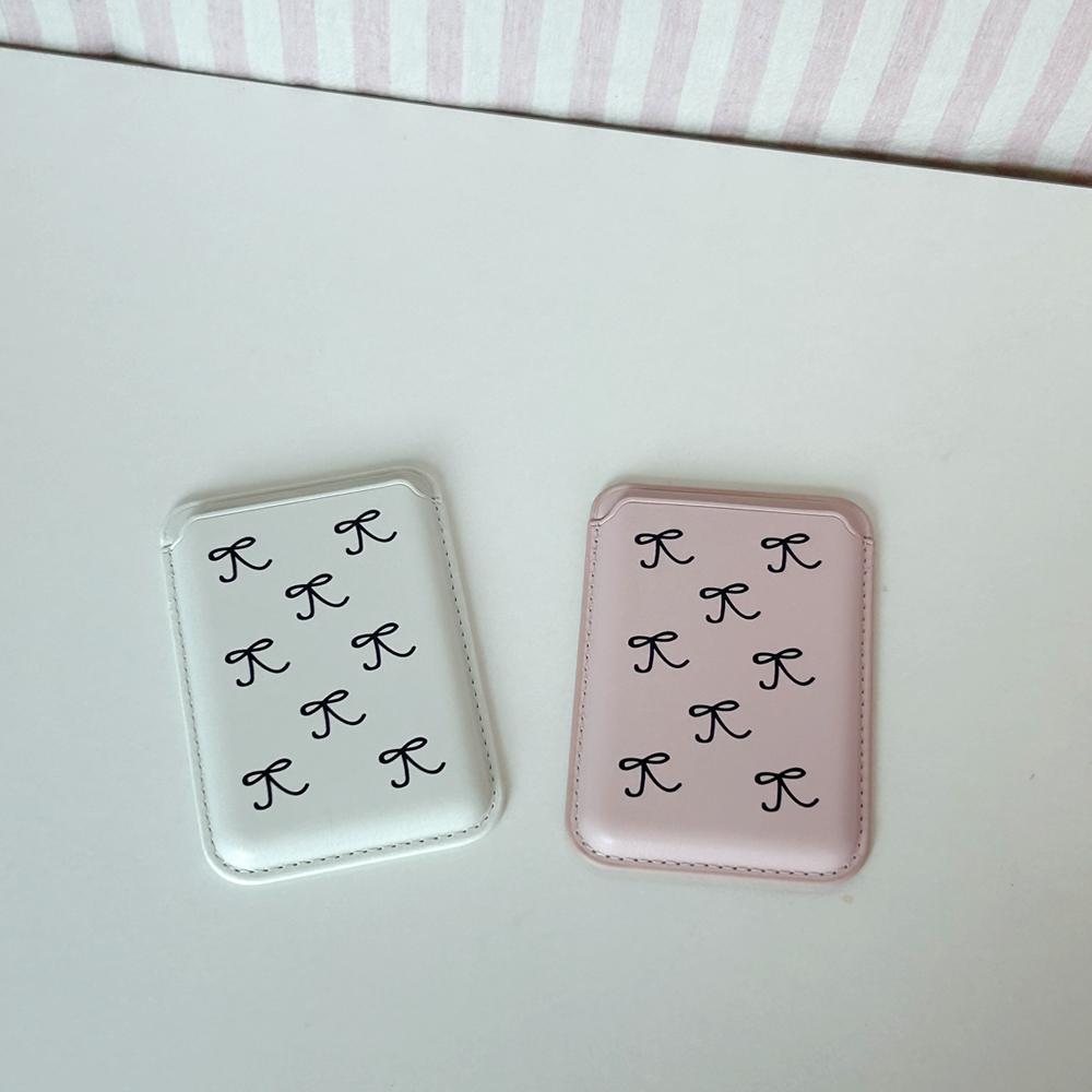 [맥세이프] Card holder - Ribbon(3color)