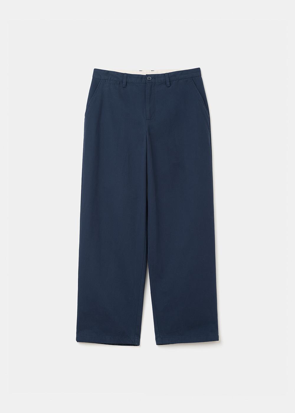 peach basic chino pants navy