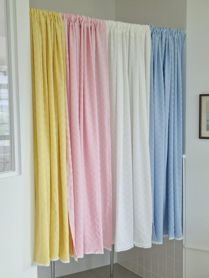 엠보 하트 가리개커튼