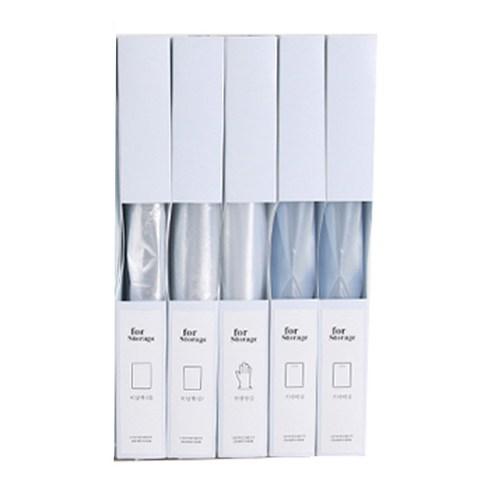 리빙해피 접이식 비닐봉투 케이스 일반형 화이트, 화이트, 5개 - 수납/정리용품 | 쿠팡