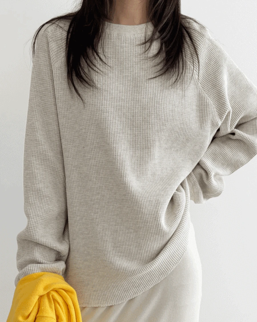 와플 롱 맨투맨 (2c)