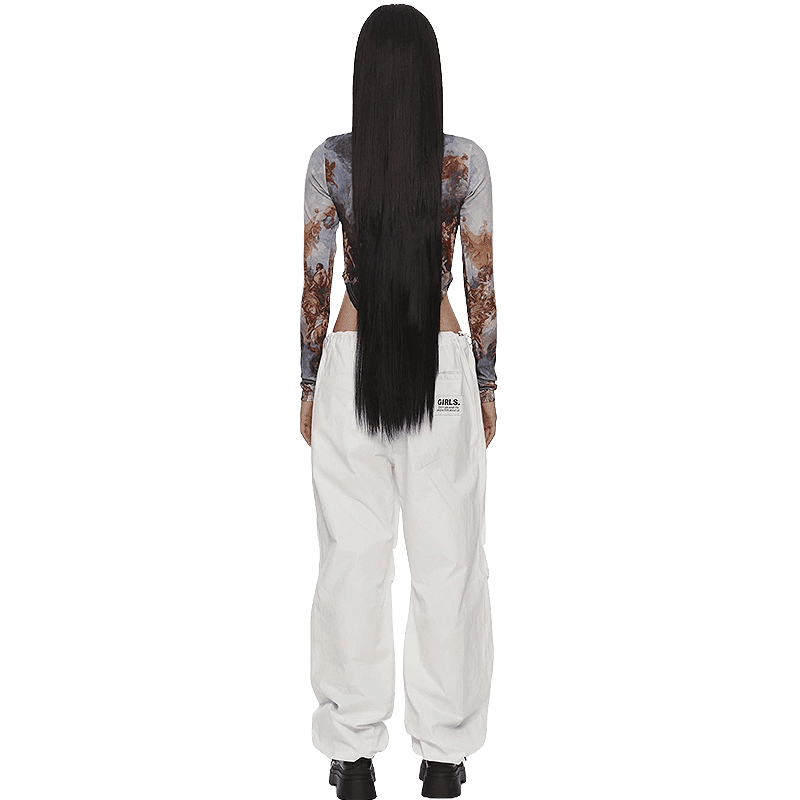 [OFTHEWHOLEHOUSE] [7월 중 순차 출고] Girls Wide Pants - White