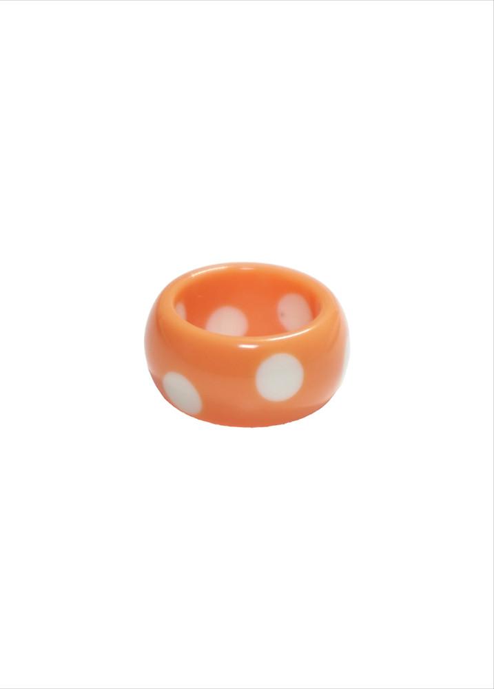 [중고] orange dot ring