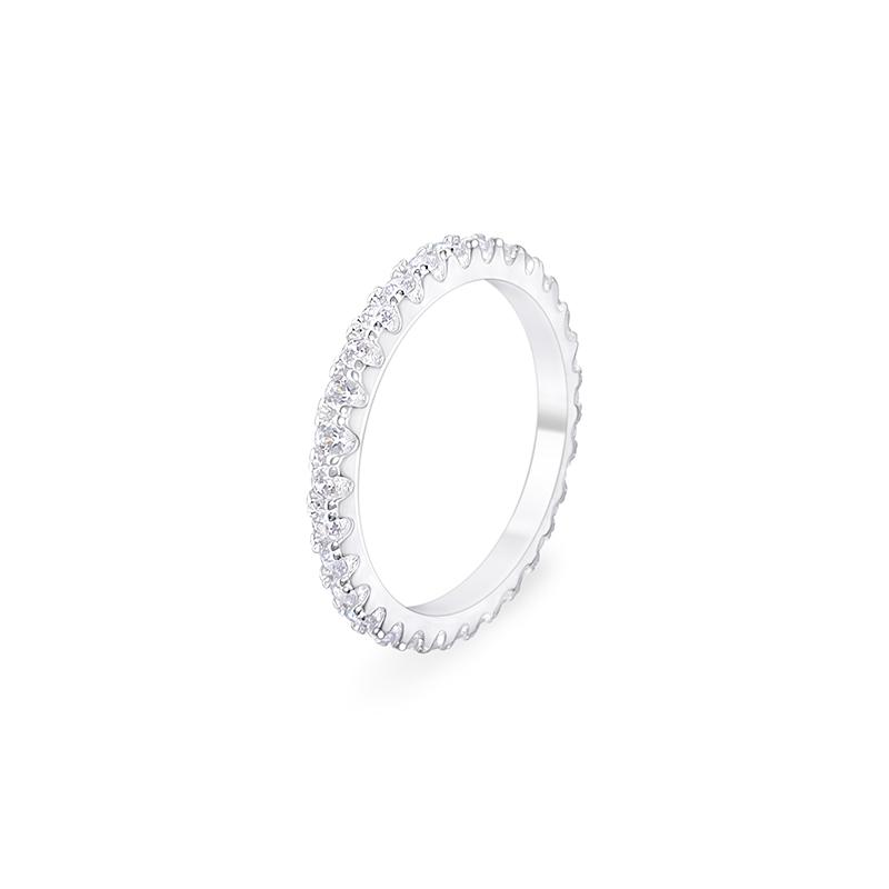 레인드랍 2MM 이터니티 반지 S925