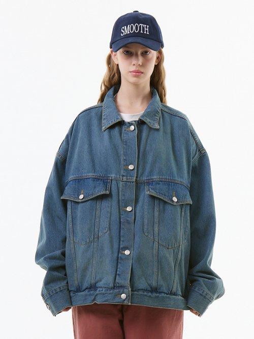 UP-307 오버핏 데님자켓